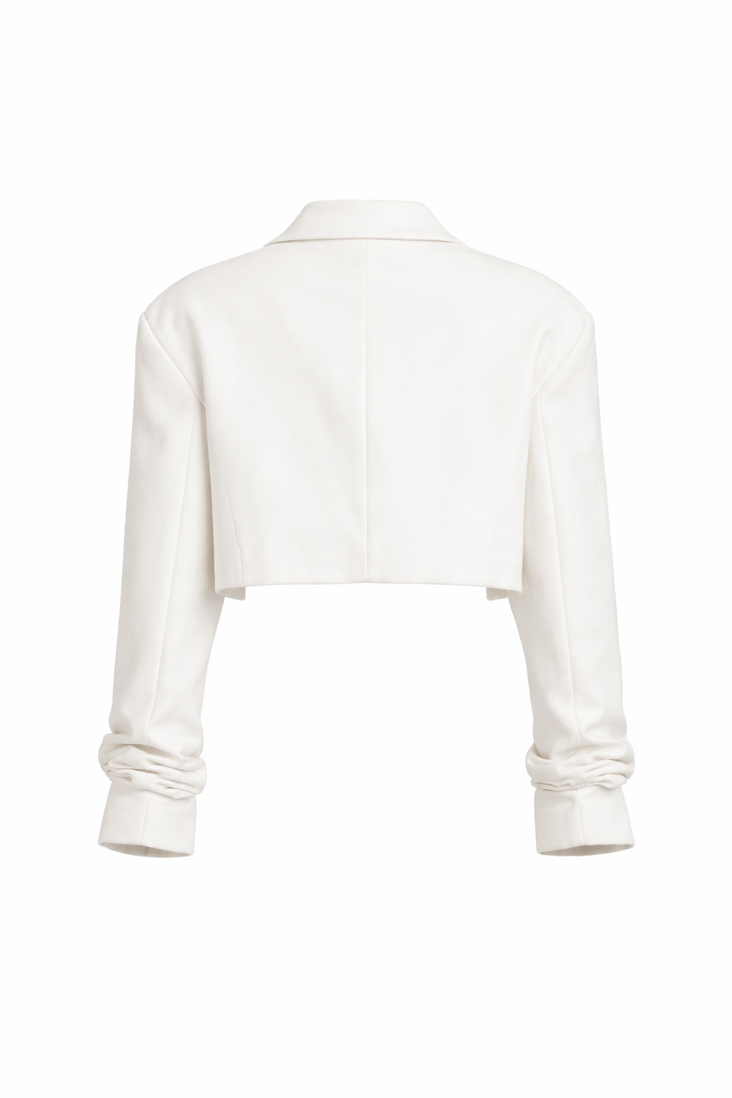cropped blazer CREAMY
